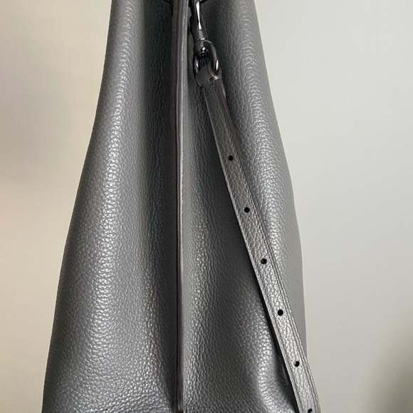 Coach Gray Leather Shoulder Bag - Picture 12 of 12